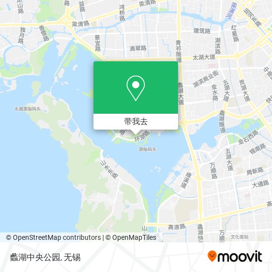 蠡湖中央公园地图