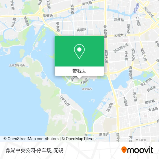蠡湖中央公园-停车场地图