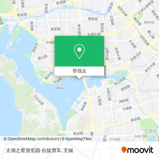 太湖之星游览园-自旋滑车地图