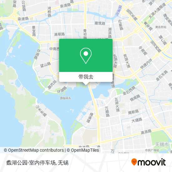 蠡湖公园-室内停车场地图