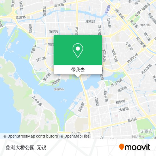 蠡湖大桥公园地图