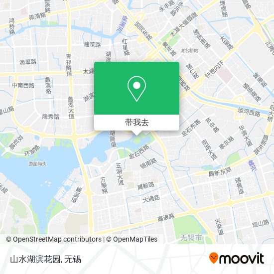 山水湖滨花园地图