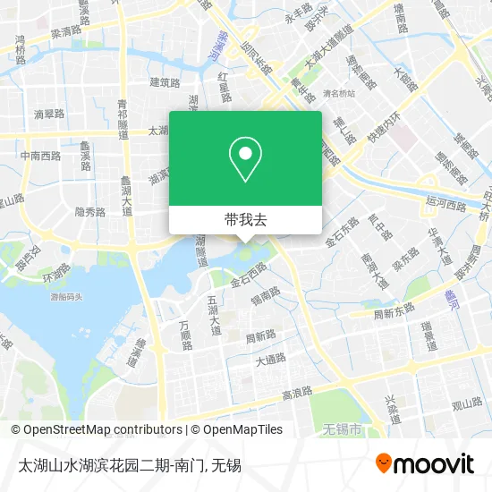 太湖山水湖滨花园二期-南门地图