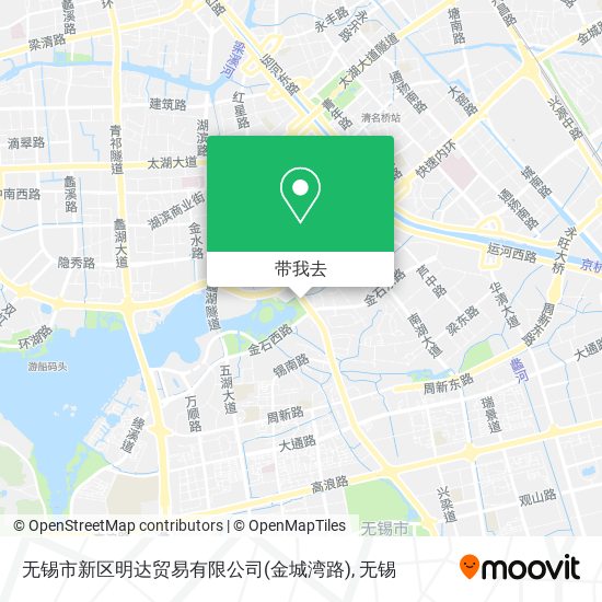 无锡市新区明达贸易有限公司(金城湾路)地图