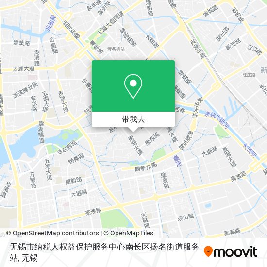 无锡市纳税人权益保护服务中心南长区扬名街道服务站地图