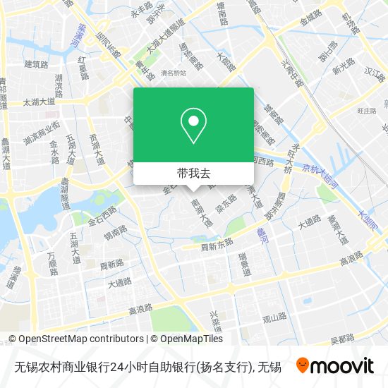 无锡农村商业银行24小时自助银行(扬名支行)地图