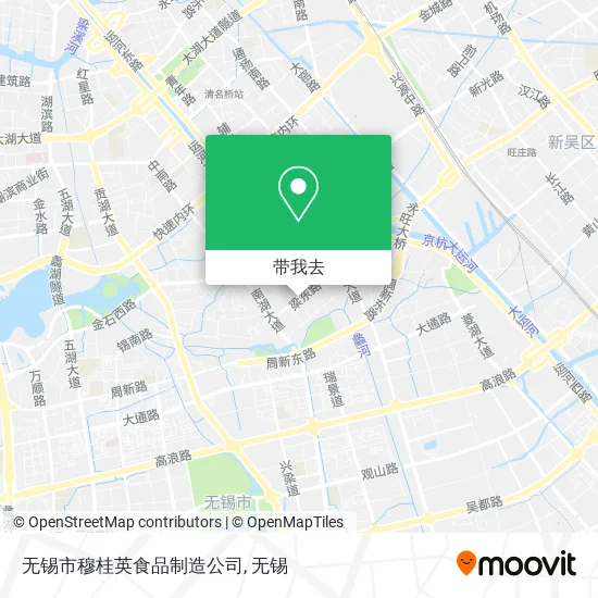 无锡市穆桂英食品制造公司地图