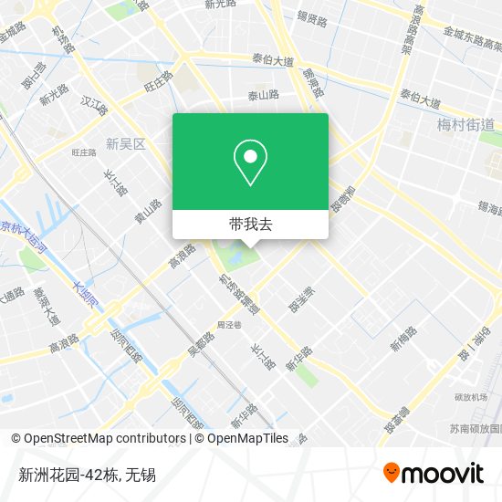 新洲花园-42栋地图