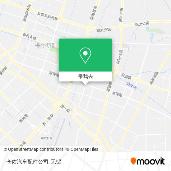 仓佑汽车配件公司地图