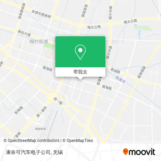 康奈可汽车电子公司地图