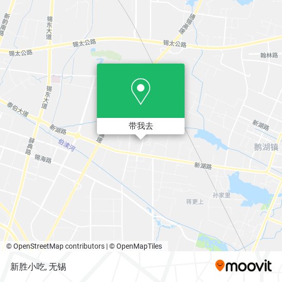 新胜小吃地图