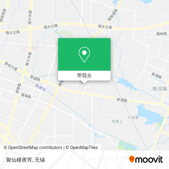 聚仙楼夜宵地图