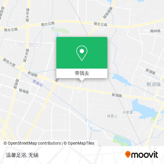 温馨足浴地图