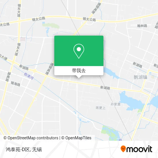 鸿泰苑-D区地图