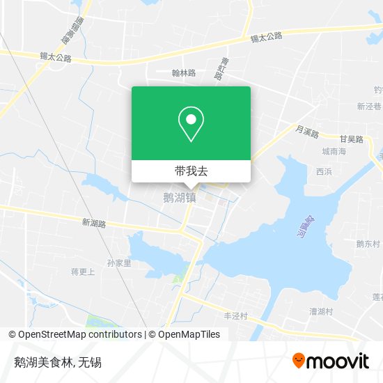 鹅湖美食林地图