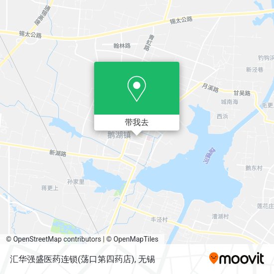 汇华强盛医药连锁(荡口第四药店)地图
