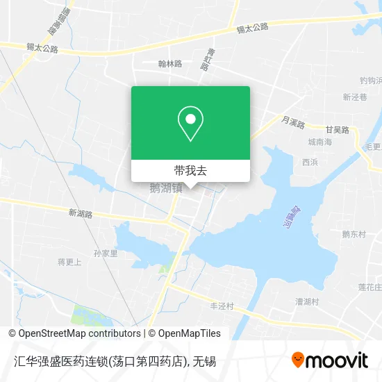 汇华强盛医药连锁(荡口第四药店)地图