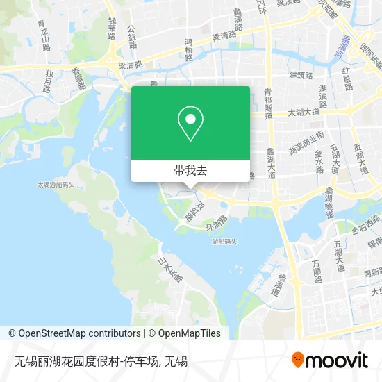 无锡丽湖花园度假村-停车场地图