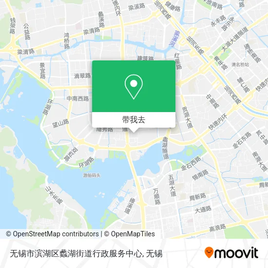无锡市滨湖区蠡湖街道行政服务中心地图