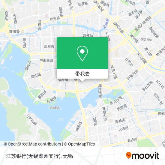 江苏银行(无锡蠡园支行)地图