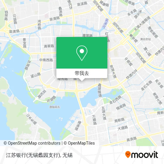 江苏银行(无锡蠡园支行)地图