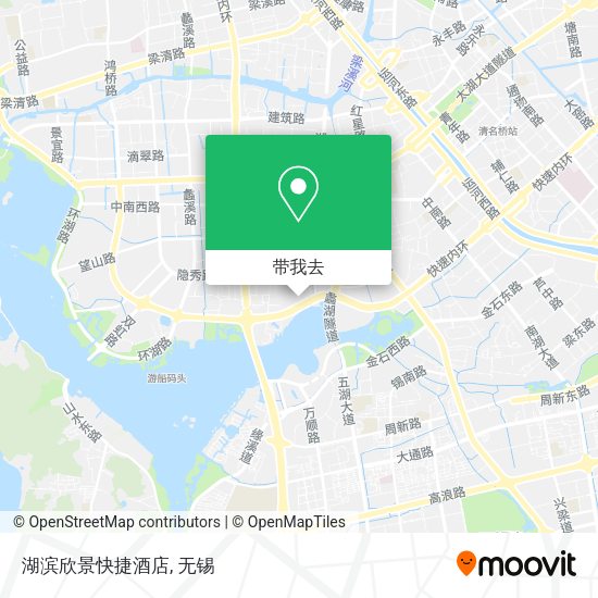 湖滨欣景快捷酒店地图