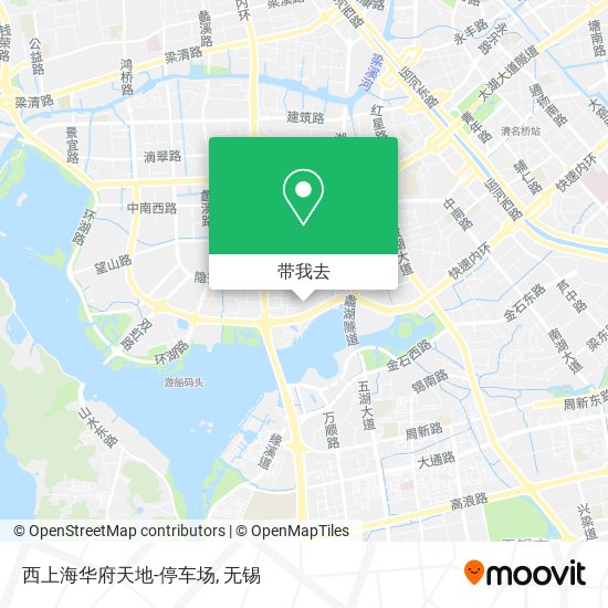西上海华府天地-停车场地图