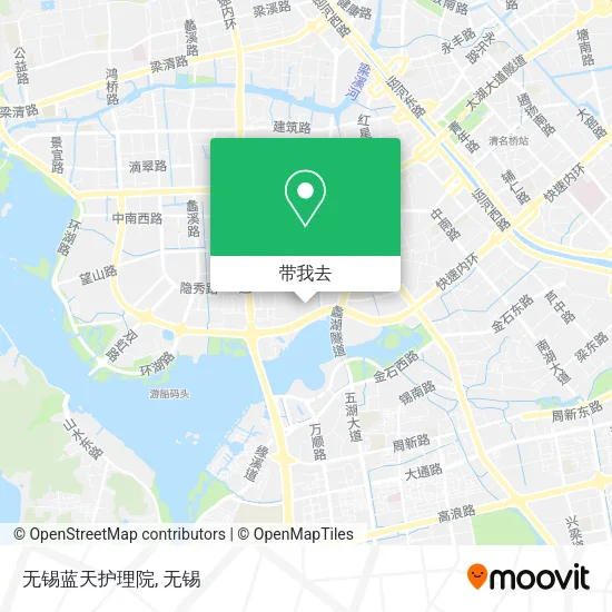 无锡蓝天护理院地图