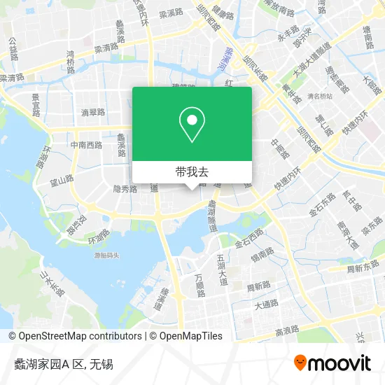 蠡湖家园A 区地图