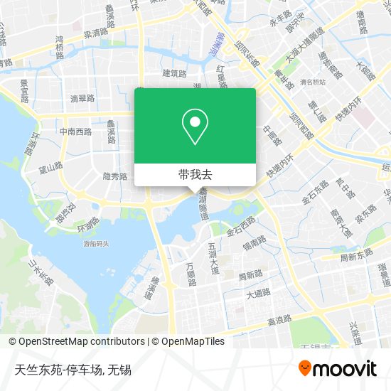 天竺东苑-停车场地图
