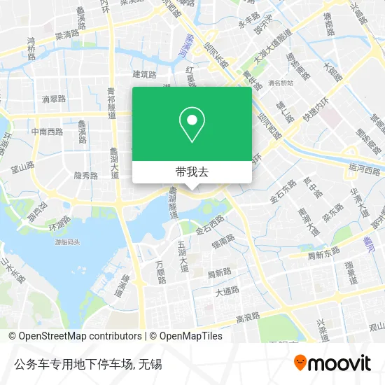 公务车专用地下停车场地图