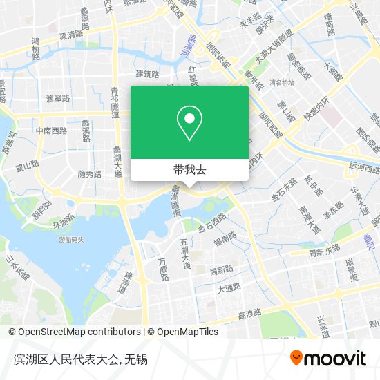 滨湖区人民代表大会地图