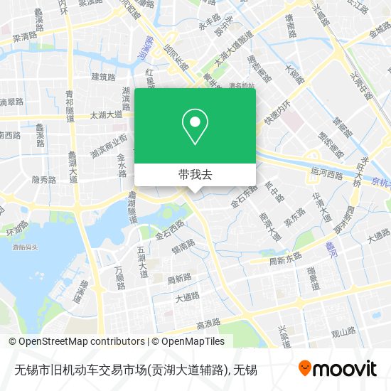 无锡市旧机动车交易市场(贡湖大道辅路)地图