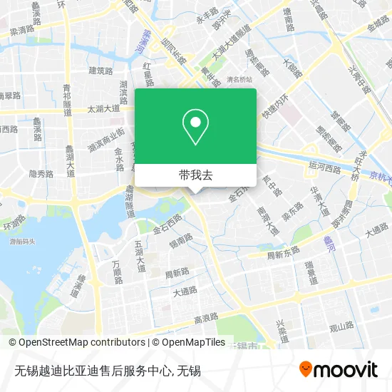 无锡越迪比亚迪售后服务中心地图