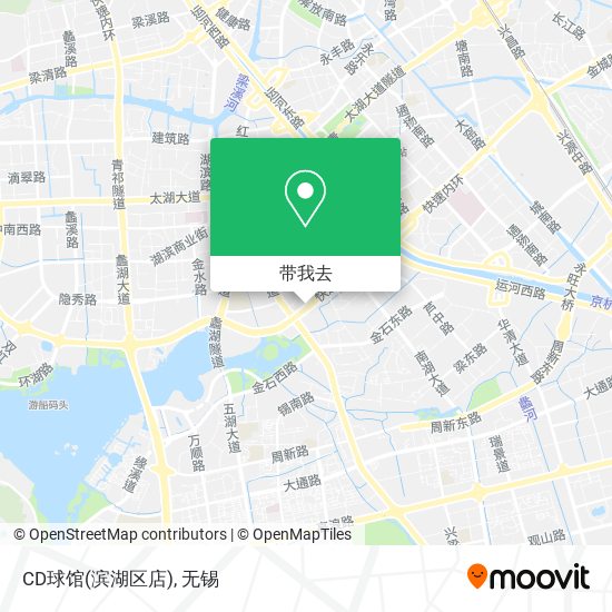 CD球馆(滨湖区店)地图