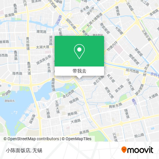 小陈面饭店地图