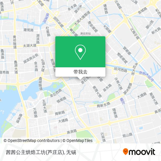 茜茜公主烘焙工坊(芦庄店)地图