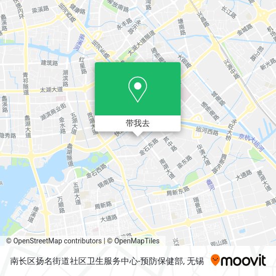 南长区扬名街道社区卫生服务中心-预防保健部地图