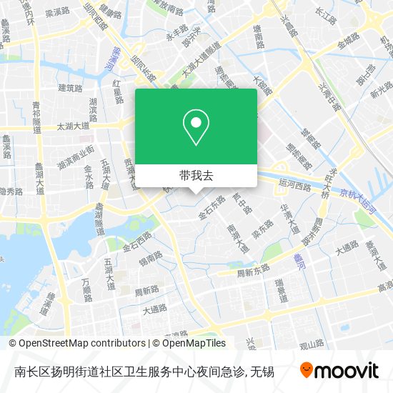 南长区扬明街道社区卫生服务中心夜间急诊地图