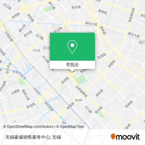 无锡豪威销售服务中心地图