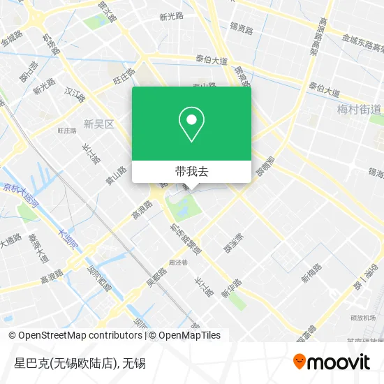 星巴克(无锡欧陆店)地图