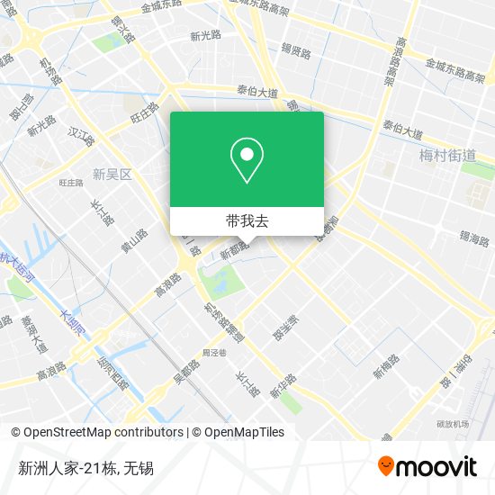 新洲人家-21栋地图