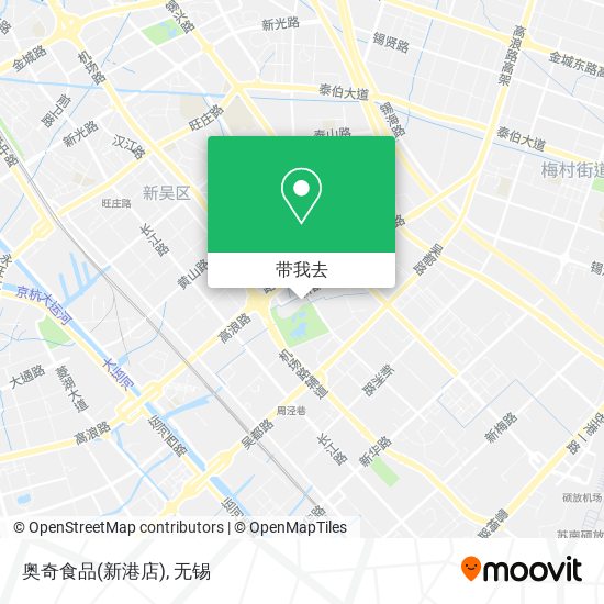 奥奇食品(新港店)地图