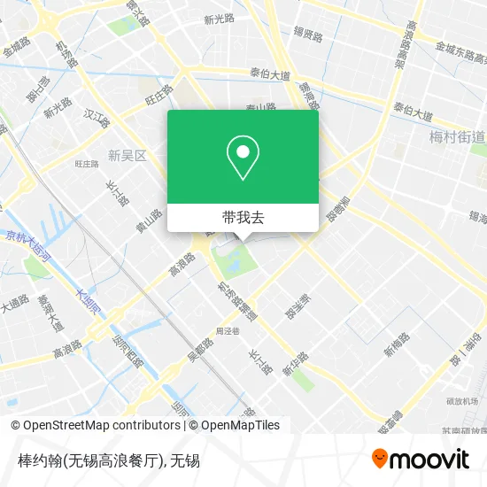 棒约翰(无锡高浪餐厅)地图