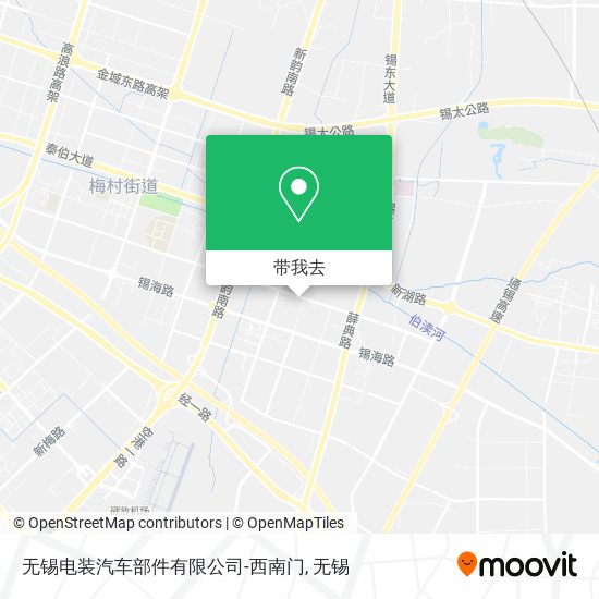 无锡电装汽车部件有限公司-西南门地图
