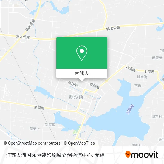 江苏太湖国际包装印刷城仓储物流中心地图