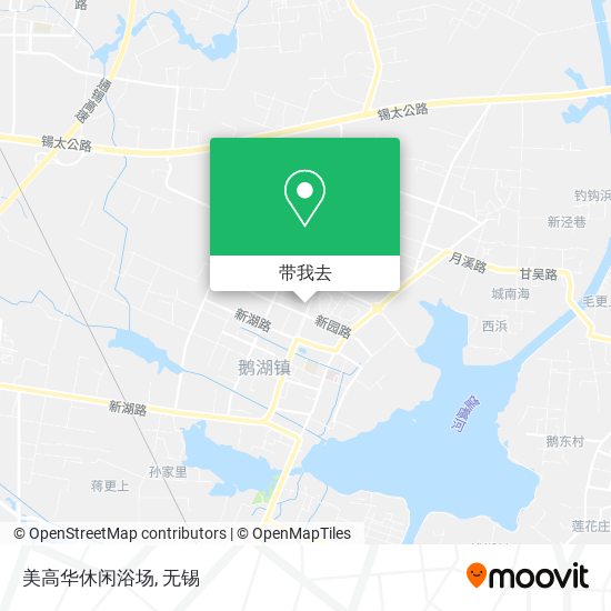 美高华休闲浴场地图