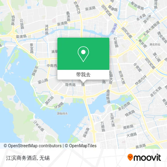 江滨商务酒店地图