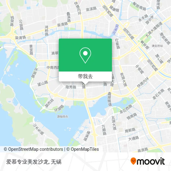爱慕专业美发沙龙地图