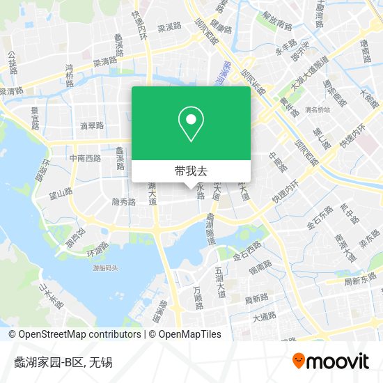 蠡湖家园-B区地图
